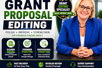 edit and polish your grant proposal for stronger funding impact