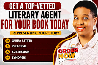 find top vetted literary agent submit book write query letter, synopsis, logline