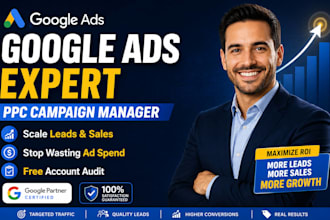 setup google ads and manage ppc campaign for leads generation and increase sales