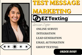 setup ez texting SMS marketing automation bulk SMS campaigns