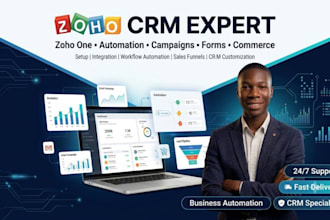 setup zoho crm zoho one zoho automation zoho campaign form zoho commerce