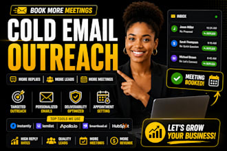 do cold email outreach and appointment setting campaigns