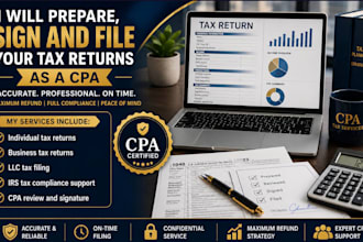 prepare, sign and file your tax returns as a CPA