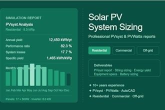 size and design your solar pv system with a pvsyst or pvwatts report