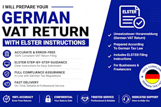 prepare your german vat return with elster instructions