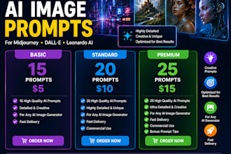 create amazing ai image prompts and thumbnails