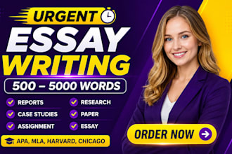 do urgent essay writing as an essay writer