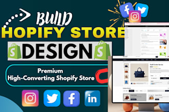 design and redesign shopify store, shopify dropshipping, shopify website cro