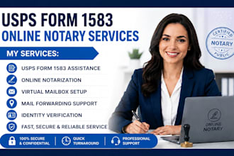notarize usps 1583 online today