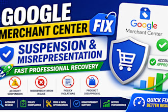 fix google merchant center errors and disapproved products
