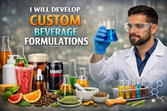 develop custom beverage and drink formulations