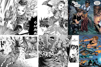 draw manga comic book illustration graphic novel manga artist webtoon manhwa art