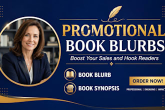 transcribe your book blurb and synopsis for amazon and publishing descriptions
