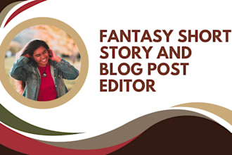 edit your fantasy short stories and blog posts