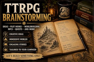 help develop your tabletop rpg world, lore, and story ideas