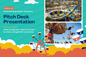 design amusement park pitch deck trampoline park deck park funding proposal deck