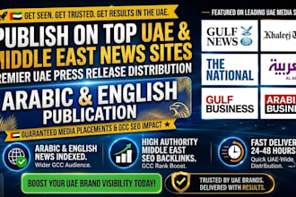 do uae press release writing and distribution, uae news article submission