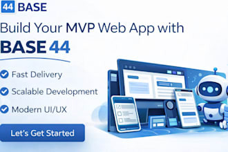 design professional base44 apps
