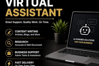 help you with ai tasks, content writing, research, and virtual assistance