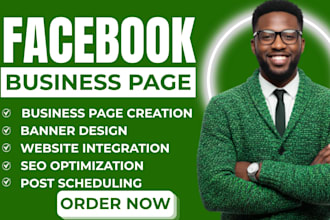 do facebook business page create and setup, social media accounts setup