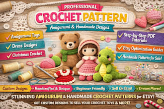 do crochet pattern amigurumi custom crochet handmade pdf crochet pattern etsy