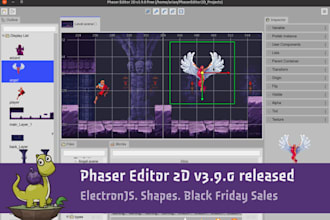 develop high quality 2d games using phaser, cocos2d, HTML5, construct and mobile