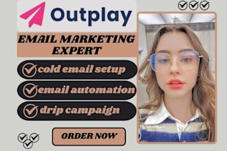 setup outplay cold email outreach outplay automated drip campaign