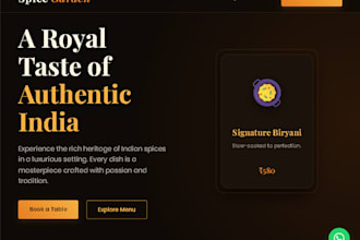 design a high converting landing page for your business using HTML CSS