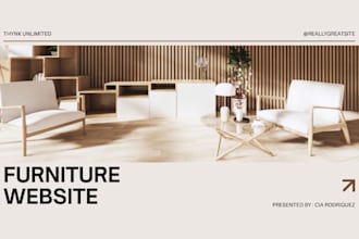 redesign build squarespace funiture website interior decor carpentry website
