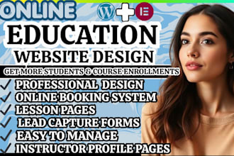 online education site online course site elearning website education site design