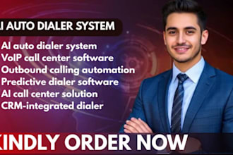 setup ai powered auto dialer system,voip call center,ai predictive dialer system