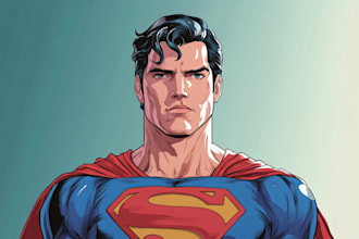do a superhero comic