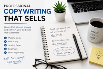 write persuasive sales copy and high converting ad copy
