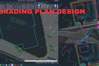 design grading plan, erosion control, site plan and utility plan for city permit
