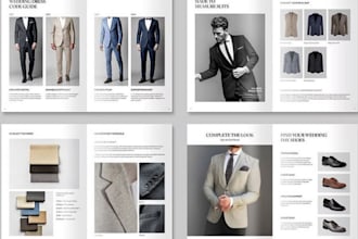 create digital fashion catalog for online stores