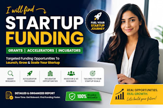find startup funding grants accelerator and incubator program