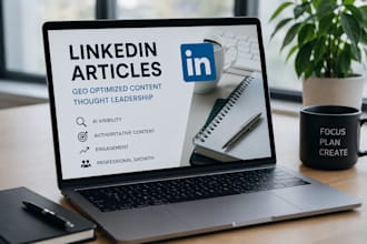 write GEO optimized linkedin articles for ceos and brands