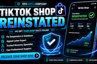fix tiktok shop suspension and reinstate your tiktok shop