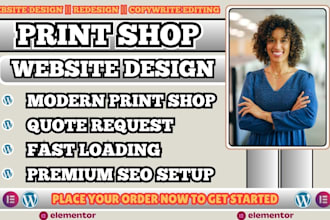 print shop website, printing company website, custom printing website