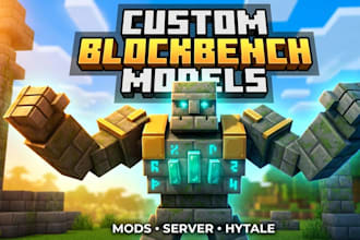 make high quality models in blockbench