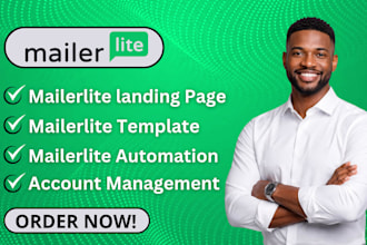 setup mailerlite landing page mailerlite email template mailerlite automation