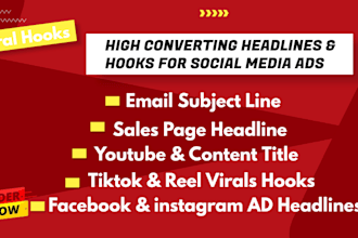 write high converting facebook and google ad copy for your business
