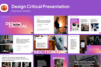 redesign powerpoint presentation revamp, format pitch deck and google slides