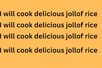 cook authentic nigerian jollof rice for your event