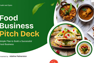 design food truck rally pitch deck catering startup deck festival investor deck