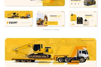 design heavy equipment marketplace website, heavy machinery rental website