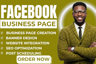 create and setup facebook business page