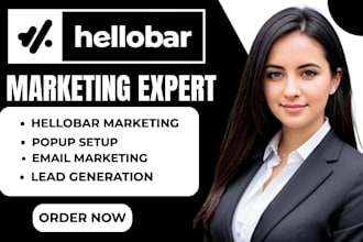 do hellobar popup setup hellobar email marketing hellobar lead generation