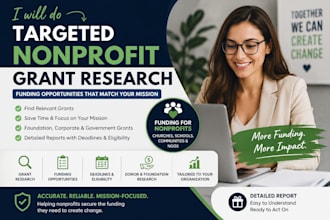 targeted nonprofit grant research and funding opportunities
