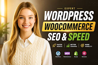 l fix woocommerce SEO and improve ecommerce visibility and wordpress page speed